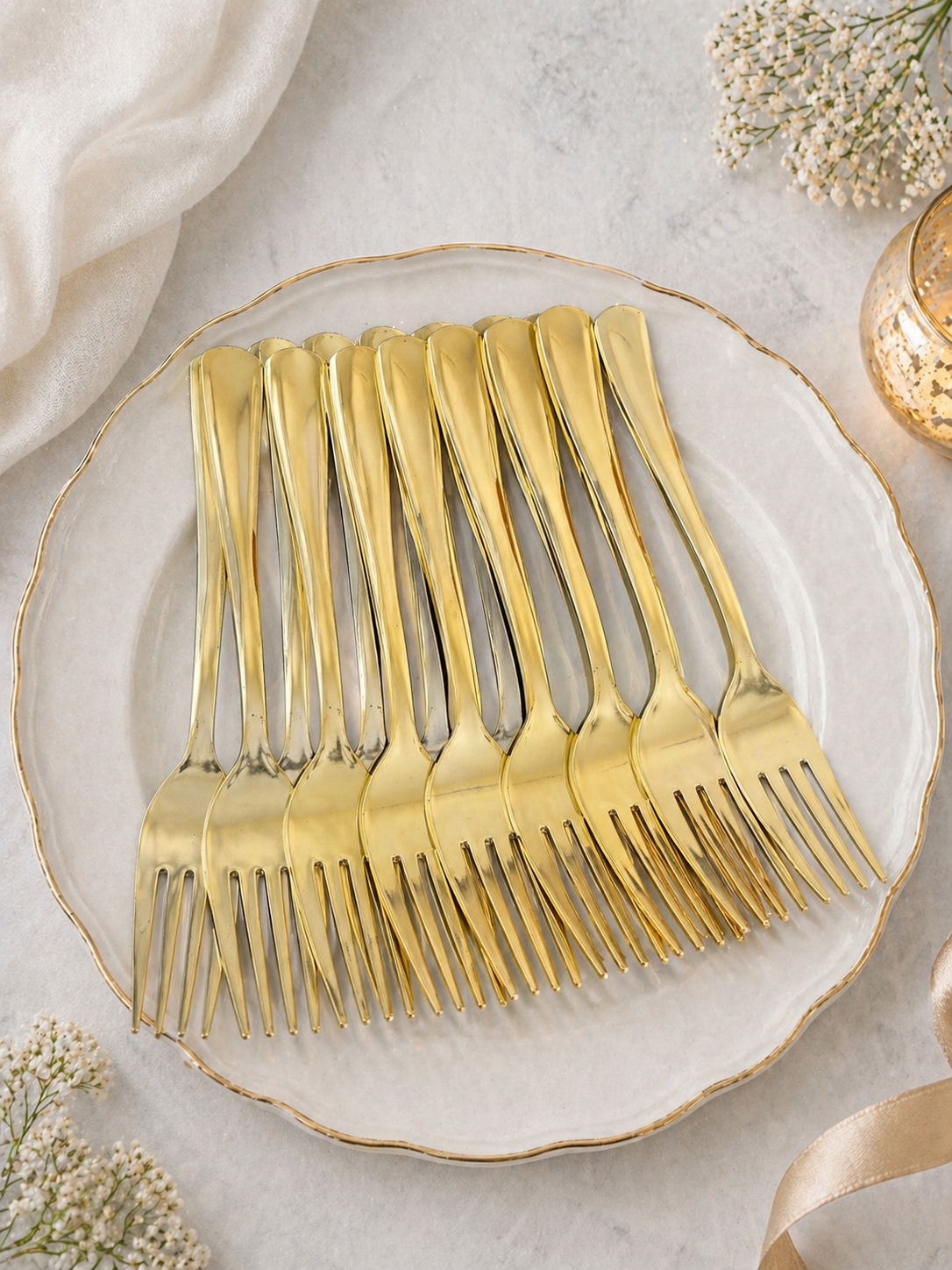Gold Luxe Forks (Pack of 20)