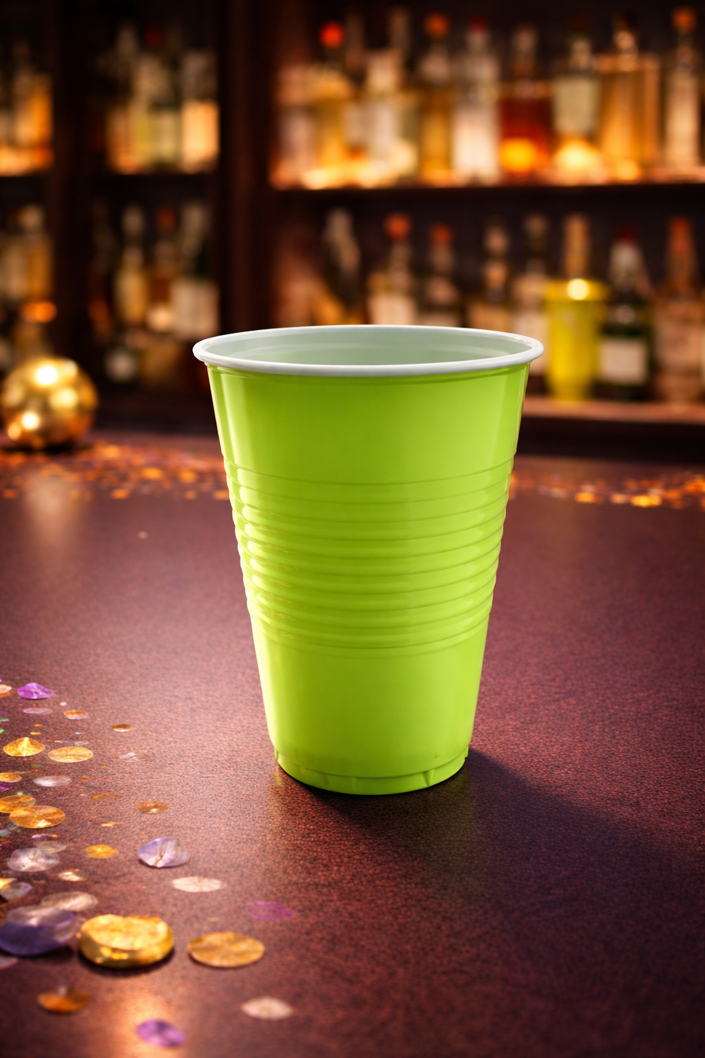 Party Glasses (Neon Green) - Pack of 10