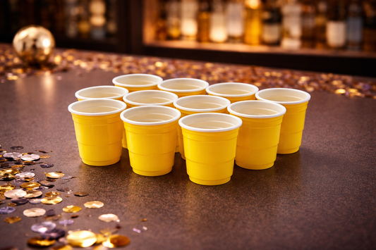 Mini Shot Glasses (Yellow) -Pack of 10