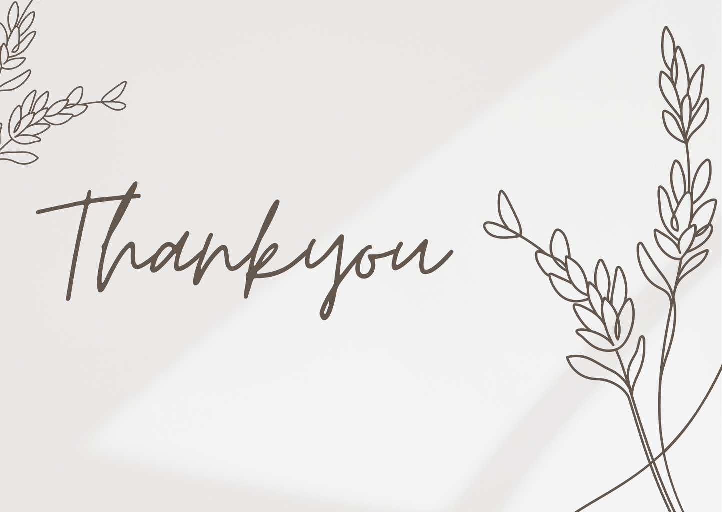 Thank You Card