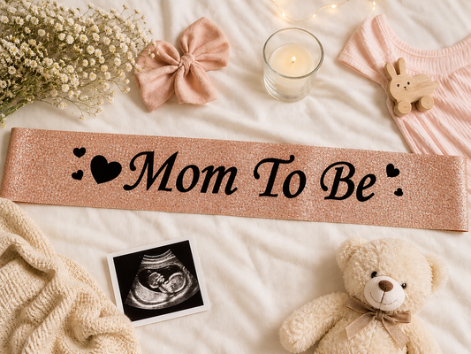 Mom To Be Sash (Rose Gold)