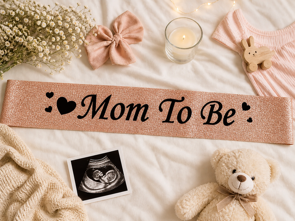 Mom To Be Sash (Rose Gold)