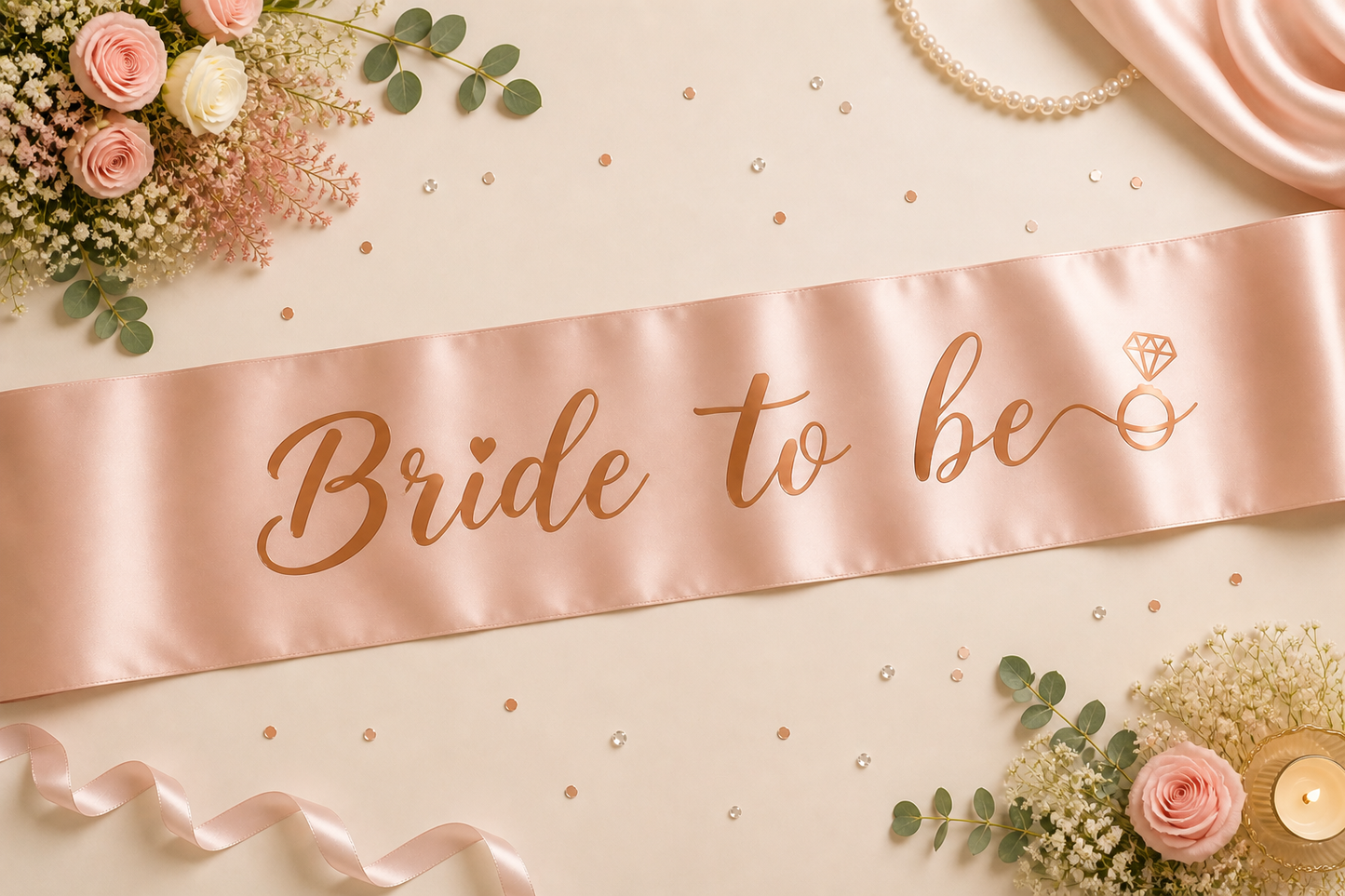 Bride To Be Sash (Blush Pink)