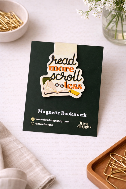 Read More Scroll Less Magnetic Bookmark