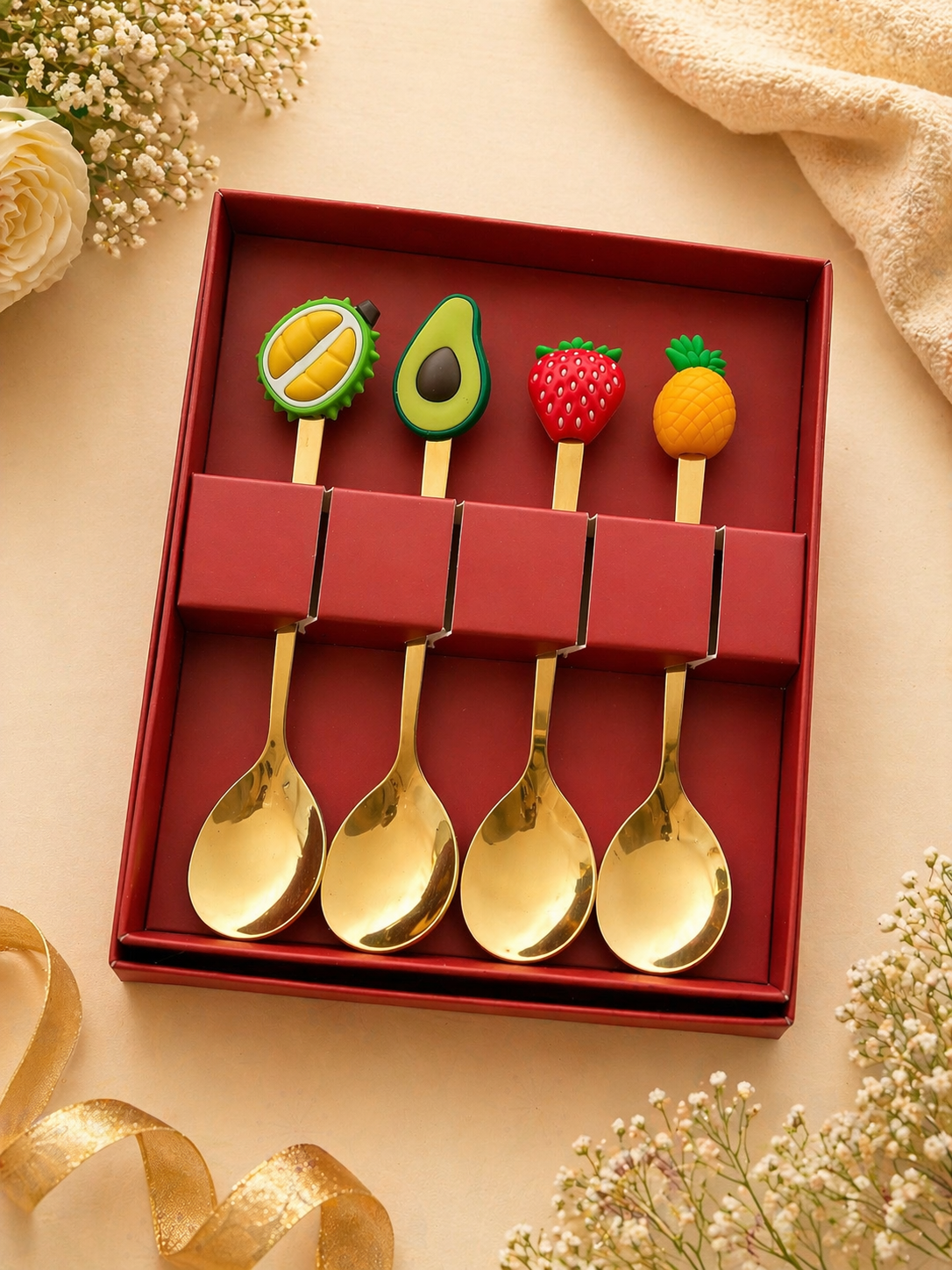 Fruit Charm Spoon Set