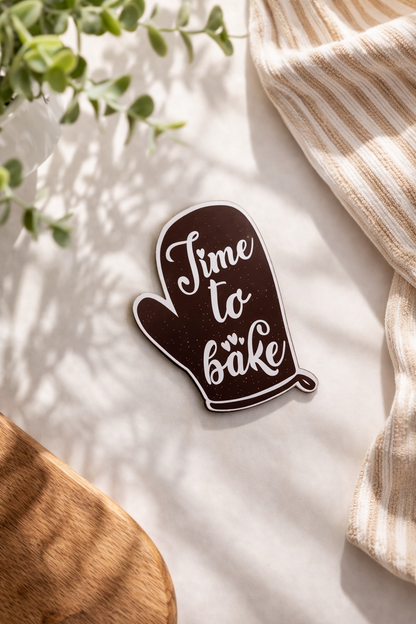 Time To Bake Magnet