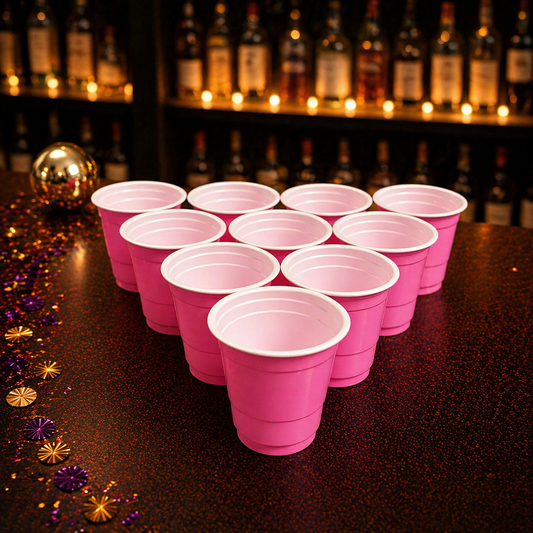 Mini Shot Glasses (Pink) -Pack of 10