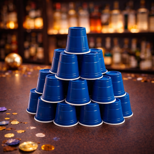 Mini Shot Glasses (Blue) -Pack of 10