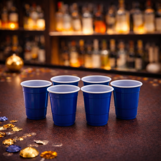 Mini Shot Glasses (Blue) -Pack of 10