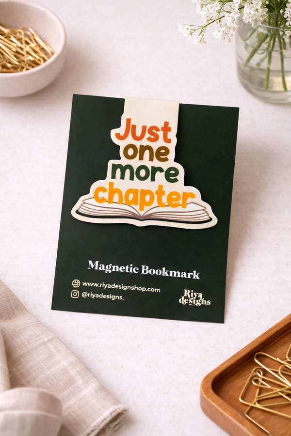 One More Chapter Magnetic Bookmark
