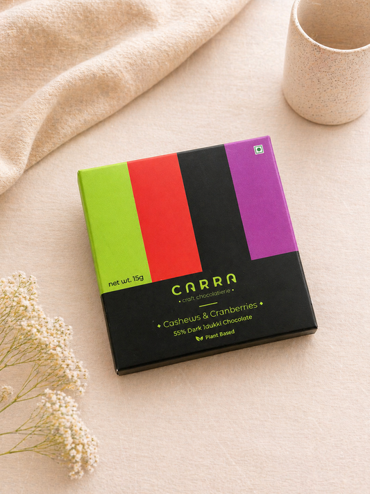 Carra Cashews & Cranberries Dark Chocolate