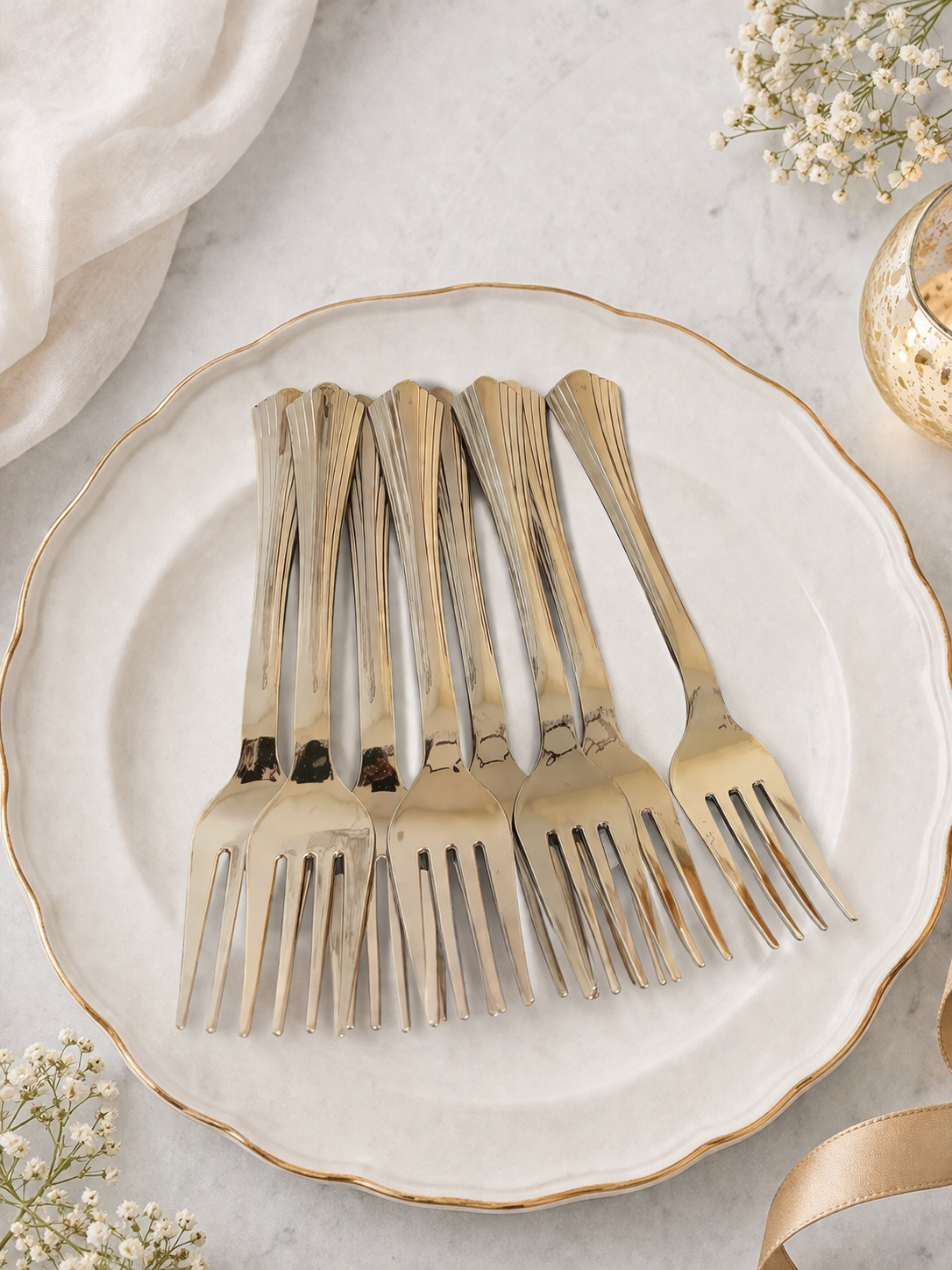 Shell Handle Forks (Pack of 20)
