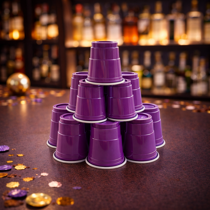 Mini Shot Glasses (Purple) -Pack of 10