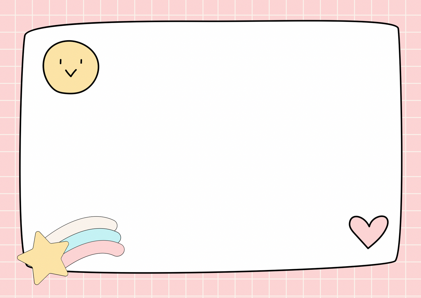 Star & Smile Note Card