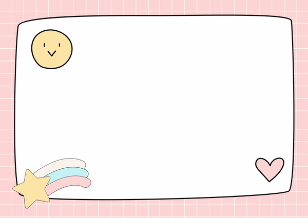 Star & Smile Note Card