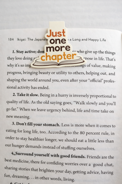 One More Chapter Magnetic Bookmark
