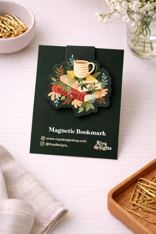 Mugful of Stories Magnetic Bookmark