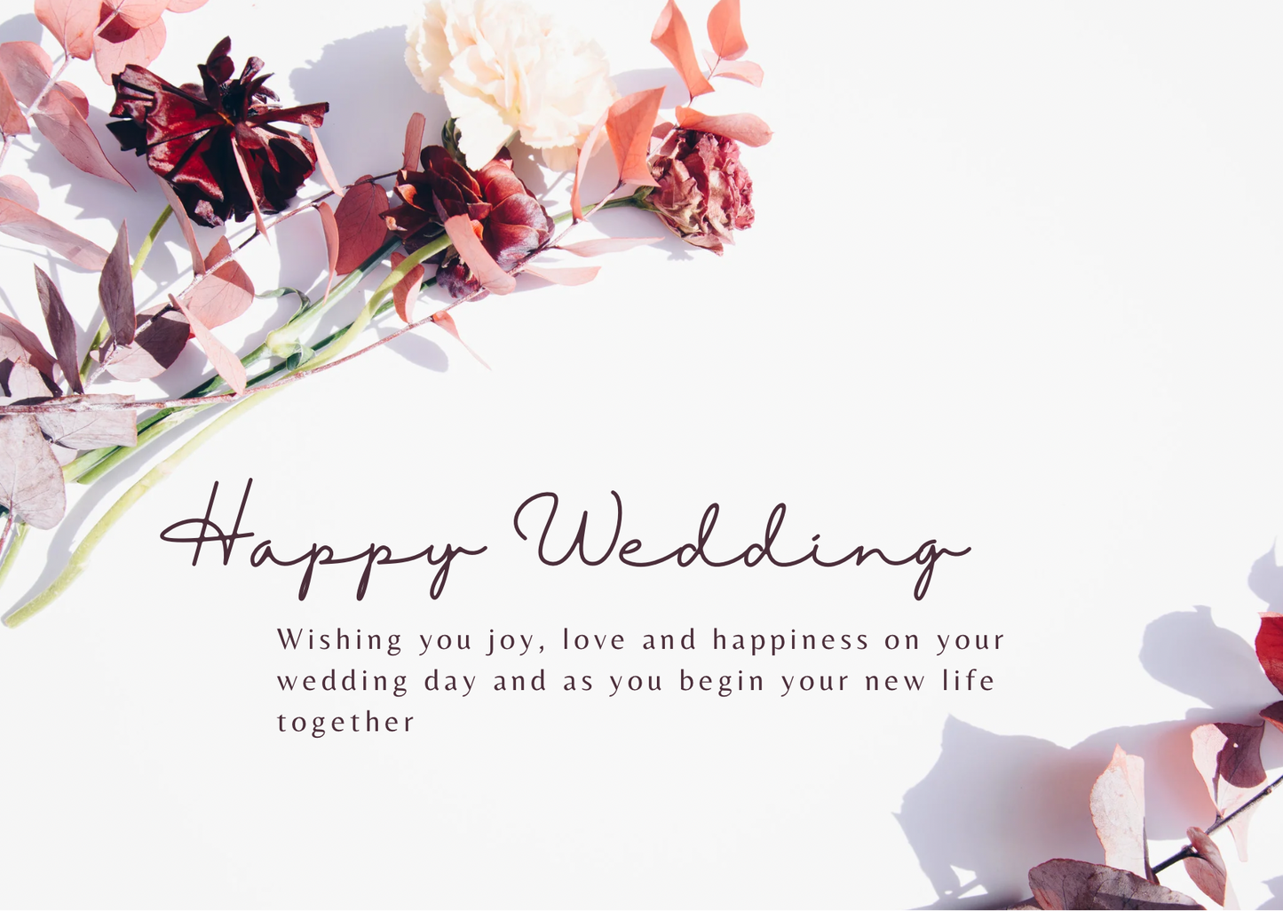 Happy Wedding Card