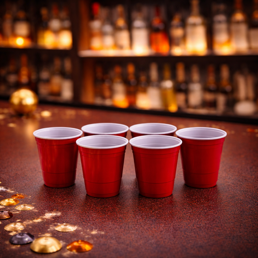 Mini Shot Glasses (Red)-Pack of 10