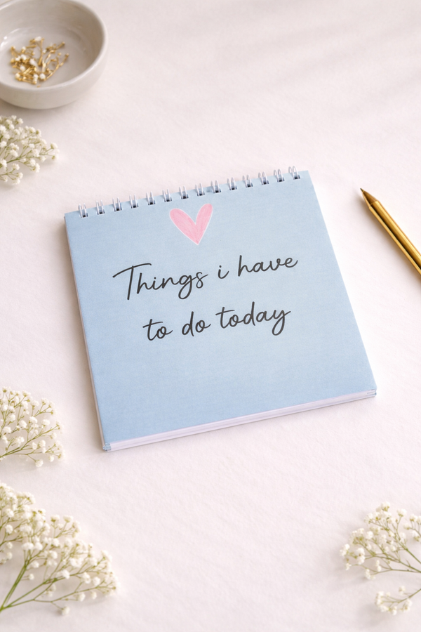 Mini Spiral Notebook (Cloud Blue)