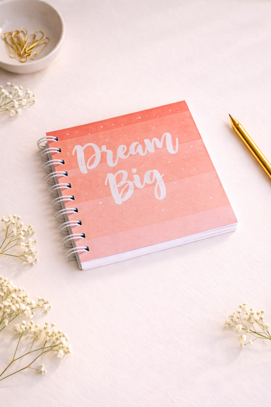 Dream Big Mini Spiral Diary