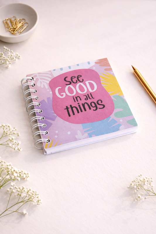 See Good In All Things Mini Spiral Diary