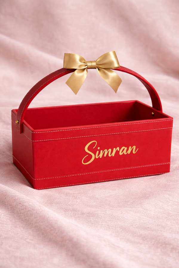 Premium Red Jumbo Basket