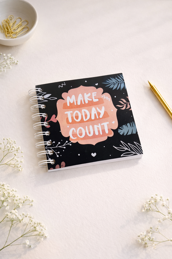 Make Today Count Mini Spiral Diary