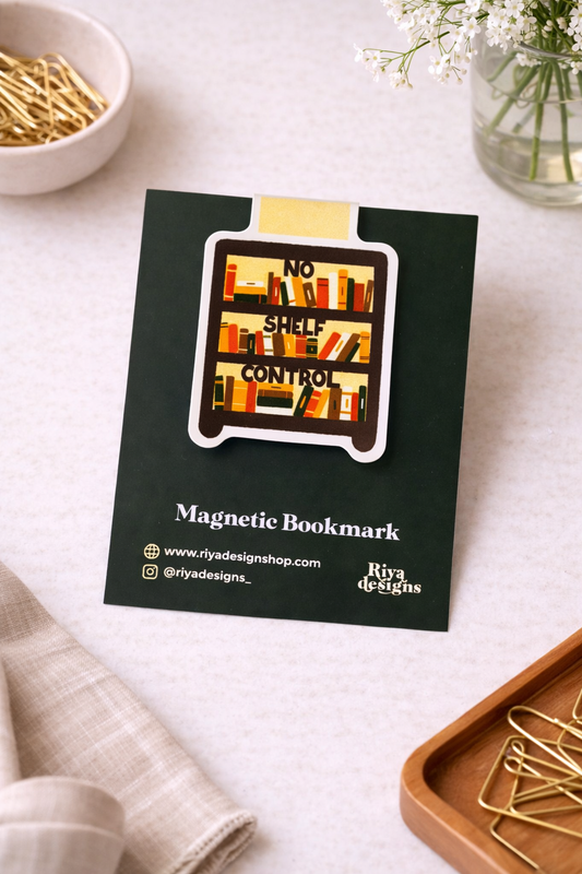 No Shelf Control Magnetic Bookmark