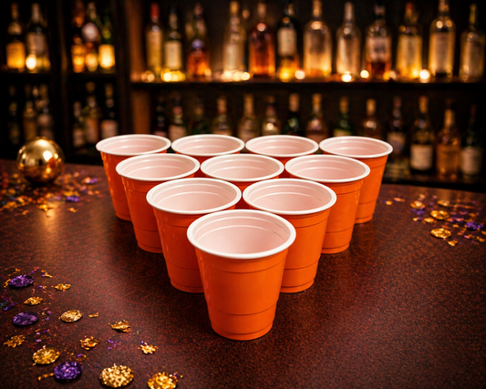 Mini Shot Glasses (Orange)- Pack of 10