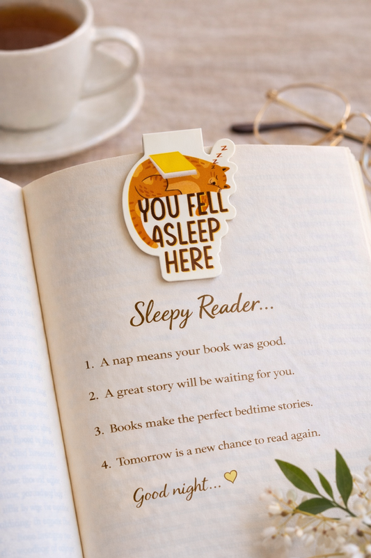 You Fell Asleep Here Magnetic Bookmark