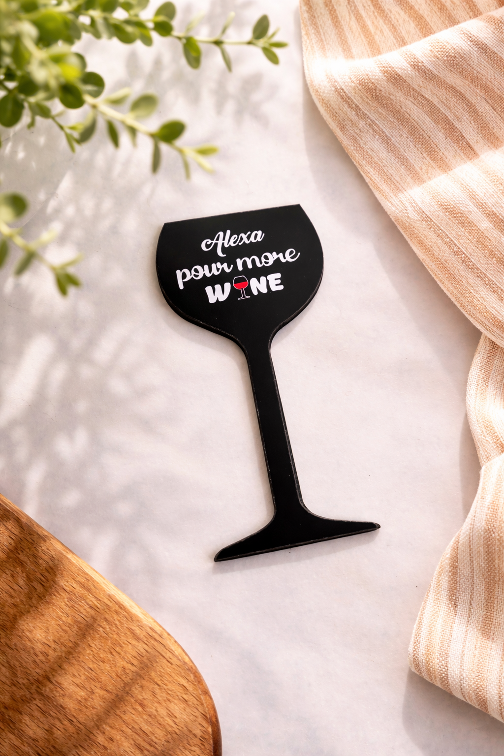 Alexa Pour More Wine Magnet