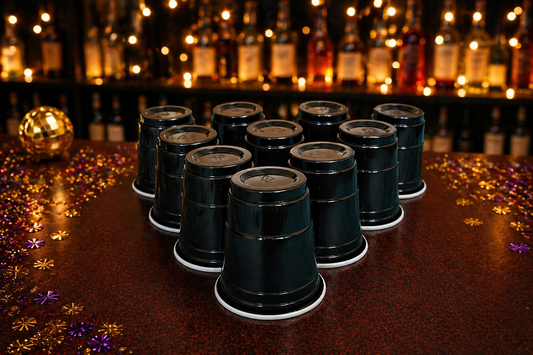 Mini Shot Glasses (Black)-Pack of 10