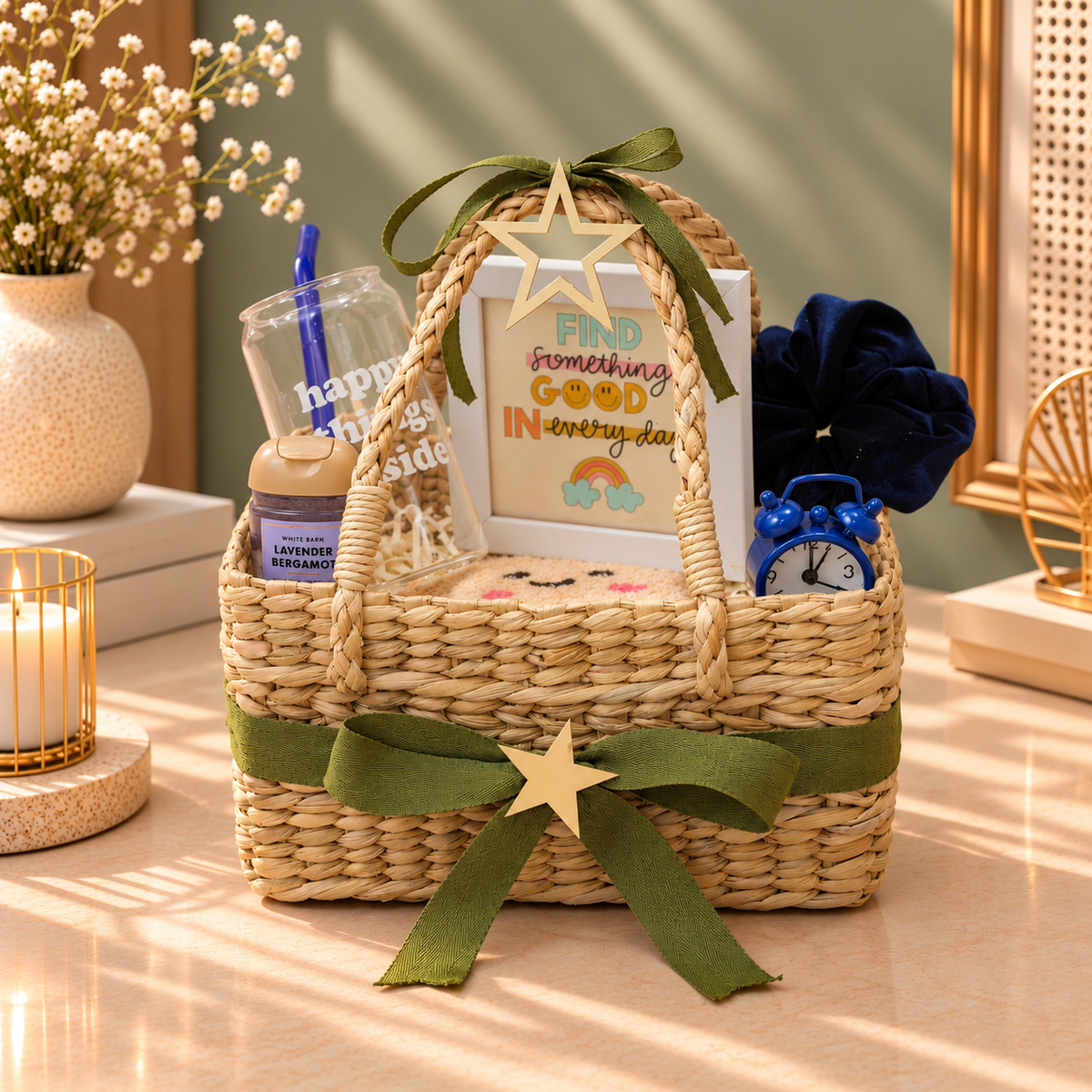 Happy Things Inside Hamper