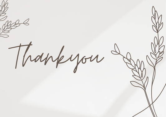 Thank You Card