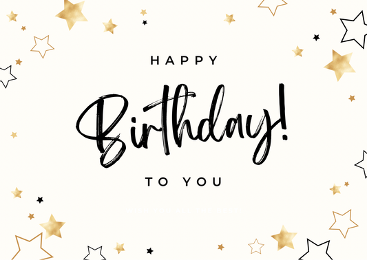 Happy Birthday To You Card