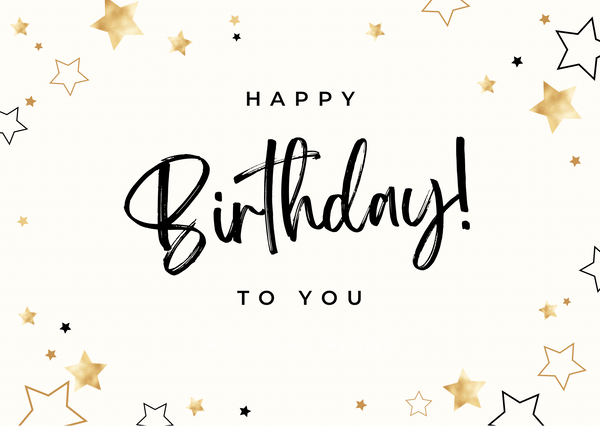 Happy Birthday To You Card